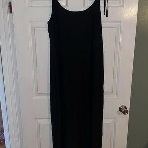 Lulu's Black Sleeveless Maxi Dress